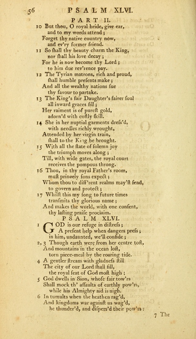 The Whole Book of Psalms: in metre; with hymns suited to the feasts and fasts of the church, and other occasions of public worship page 56