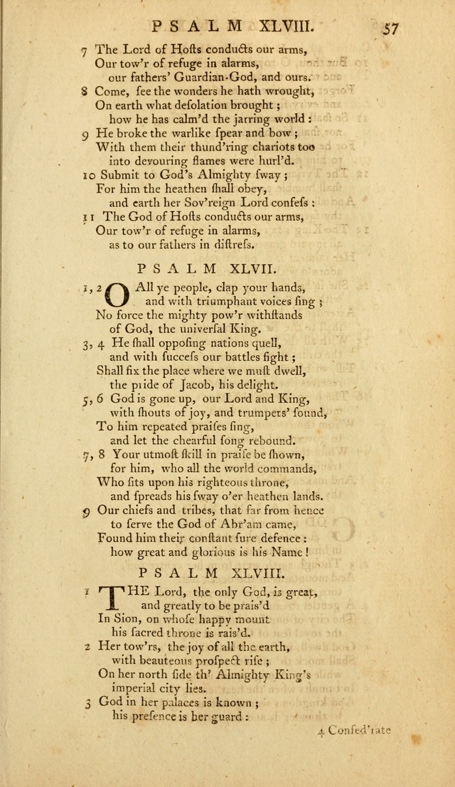 The Whole Book of Psalms: in metre; with hymns suited to the feasts and fasts of the church, and other occasions of public worship page 57