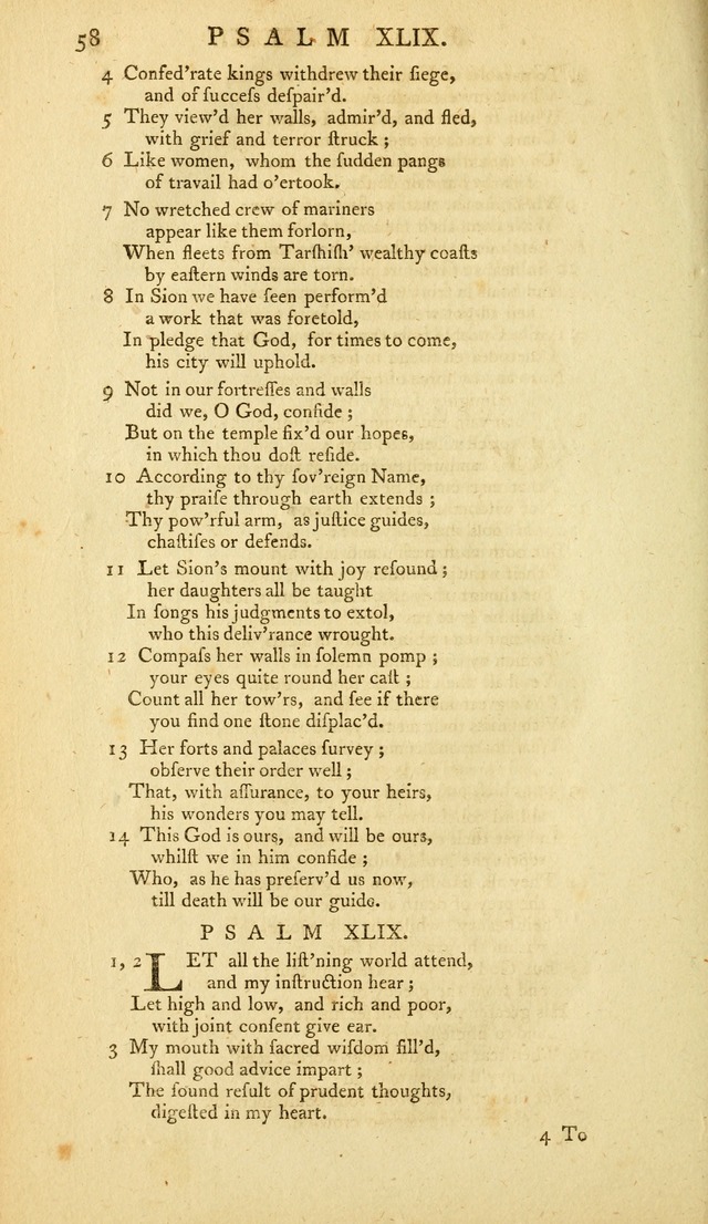 The Whole Book of Psalms: in metre; with hymns suited to the feasts and fasts of the church, and other occasions of public worship page 58