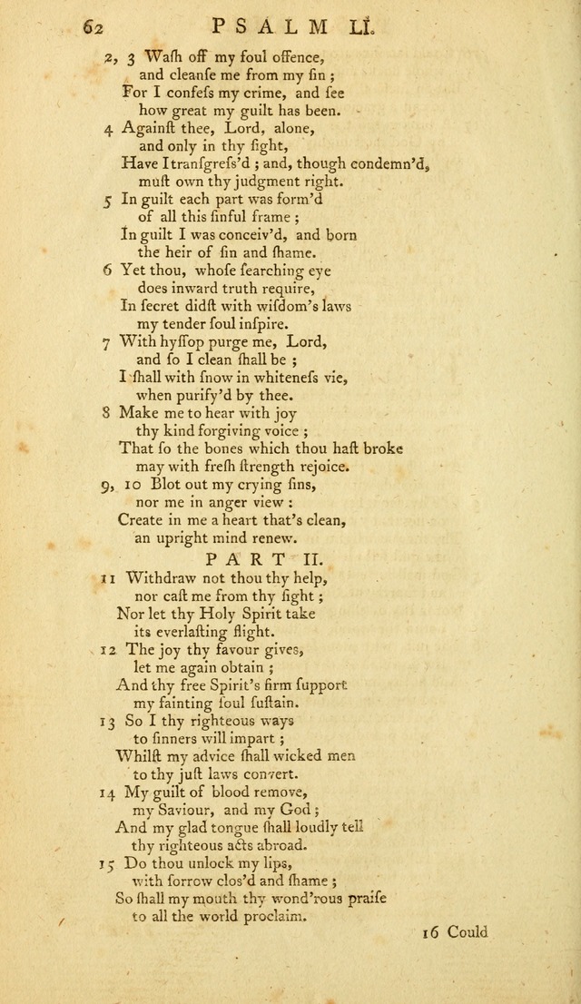 The Whole Book of Psalms: in metre; with hymns suited to the feasts and fasts of the church, and other occasions of public worship page 62