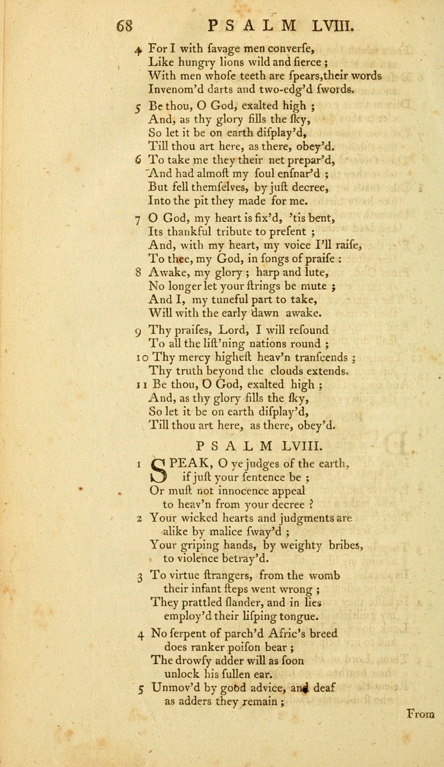 The Whole Book of Psalms: in metre; with hymns suited to the feasts and fasts of the church, and other occasions of public worship page 68