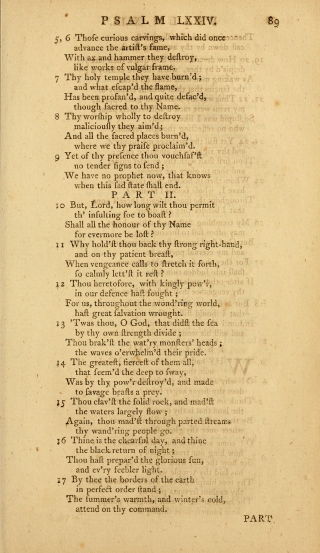 The Whole Book of Psalms: in metre; with hymns suited to the feasts and fasts of the church, and other occasions of public worship page 89