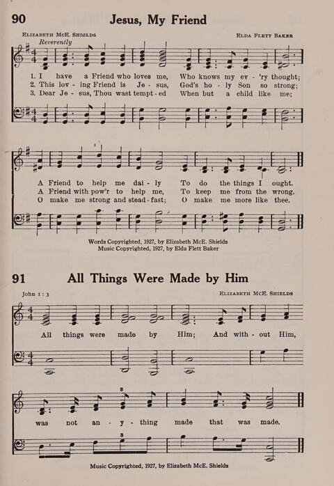 Worship and Conduct Songs: for beginners and primaries page 57