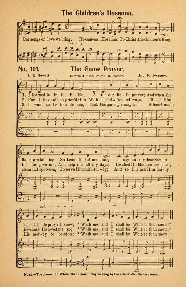 Winona Hymns: with Supplement page 102