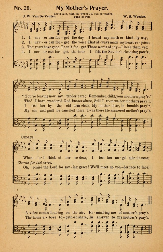 Winona Hymns: with Supplement page 21