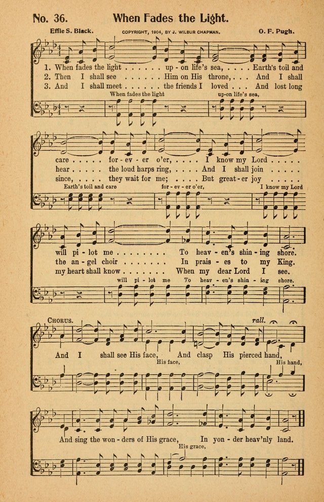 Winona Hymns: with Supplement page 37