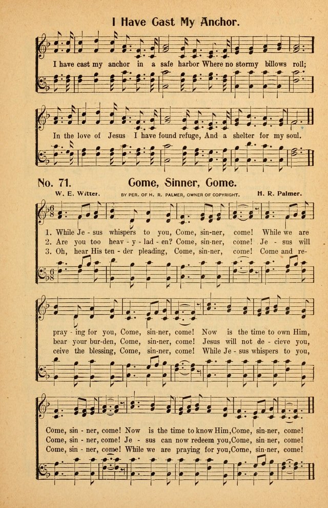 Winona Hymns: with Supplement page 72