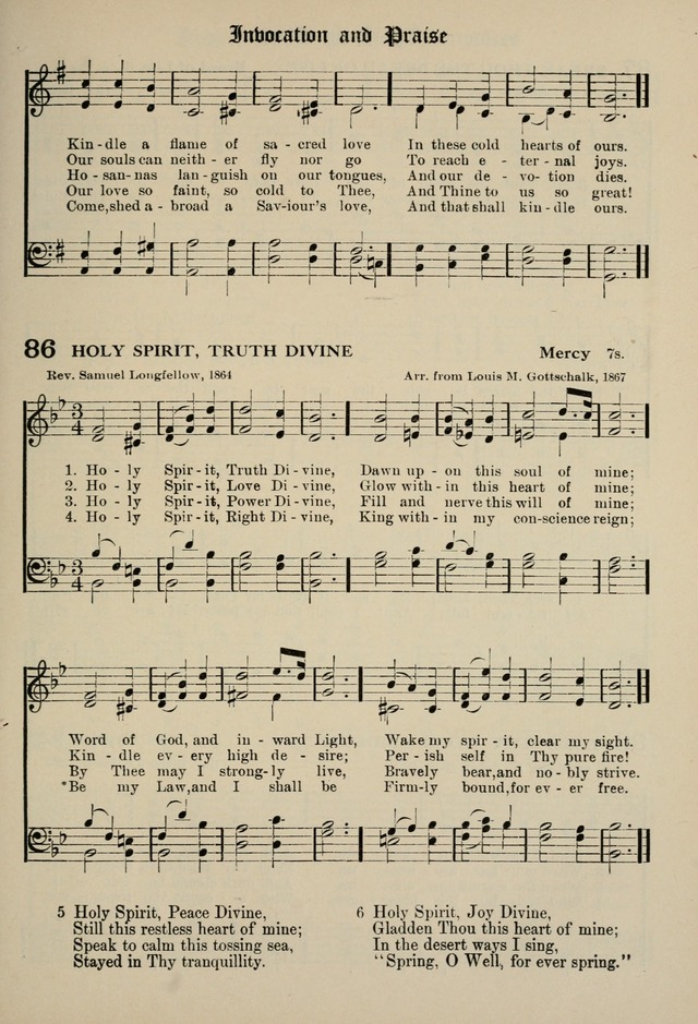 The Westminster Hymnal for congregational and social use and for the Sunday School page 90