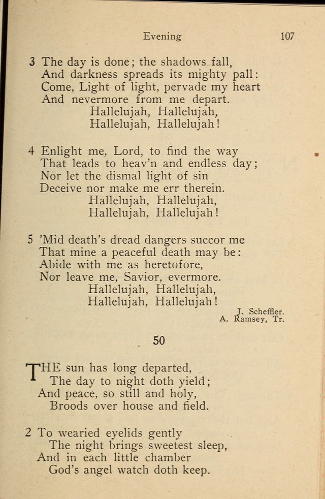 Wartburg Hymnal: for church, school and home page 107