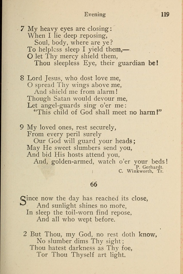 Wartburg Hymnal: for church, school and home page 119