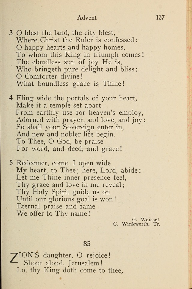 Wartburg Hymnal: for church, school and home page 137