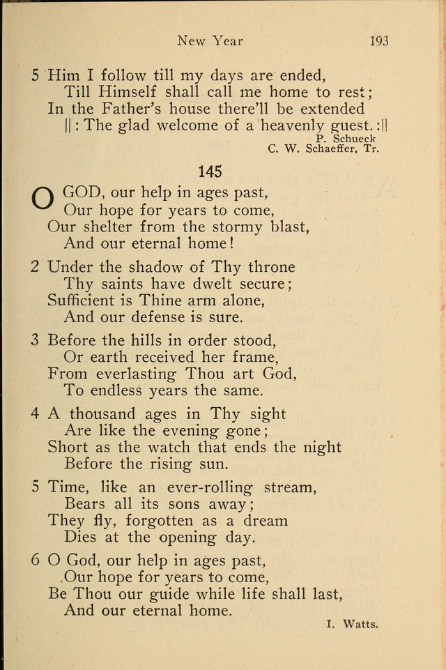 Wartburg Hymnal: for church, school and home page 193