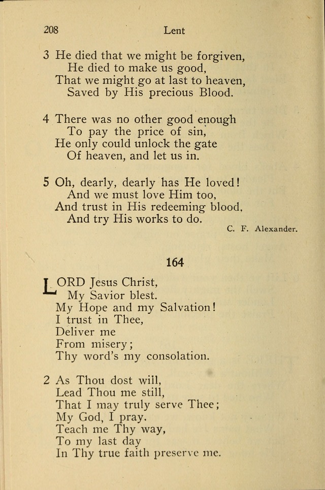 Wartburg Hymnal: for church, school and home page 208