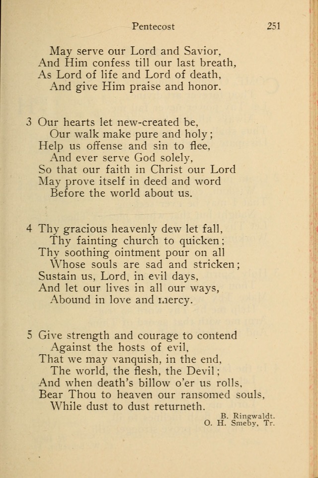 Wartburg Hymnal: for church, school and home page 251