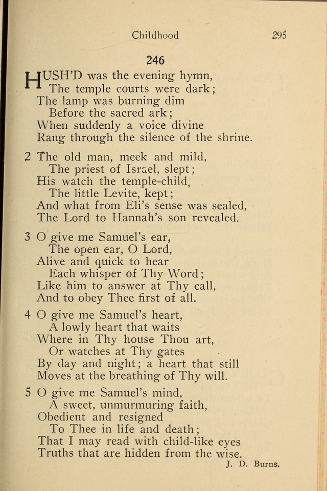 Wartburg Hymnal: for church, school and home page 295