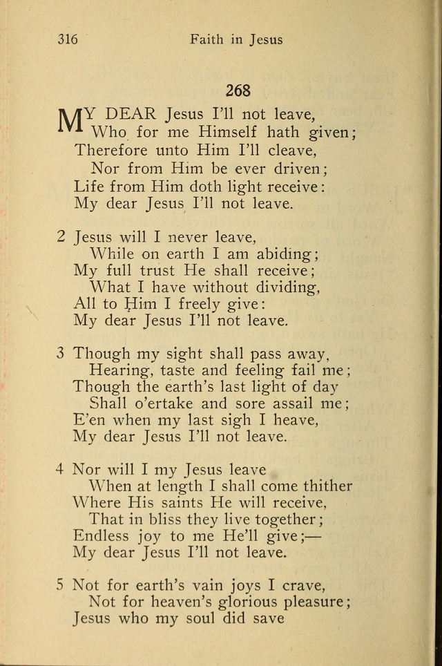 Wartburg Hymnal: for church, school and home page 316