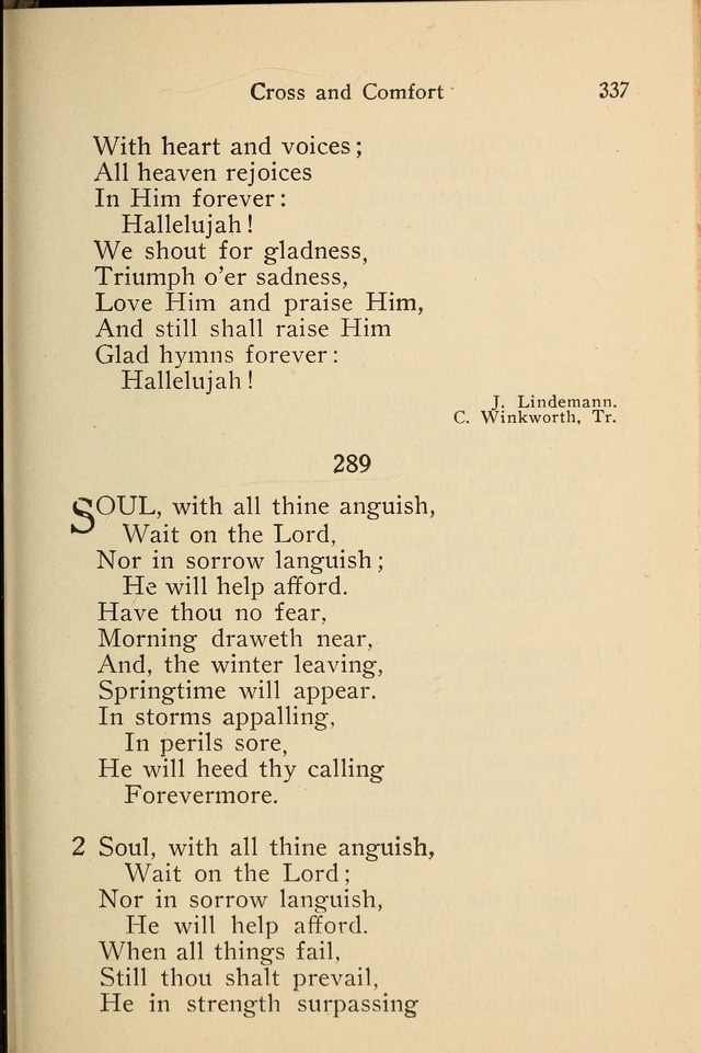 Wartburg Hymnal: for church, school and home page 337