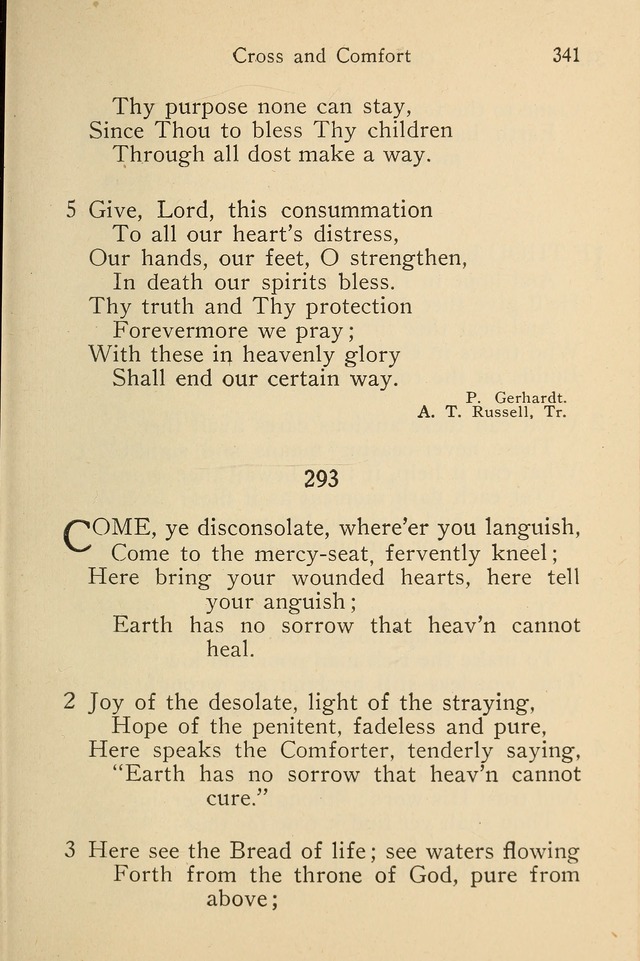 Wartburg Hymnal: for church, school and home page 341