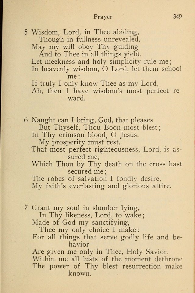 Wartburg Hymnal: for church, school and home page 349