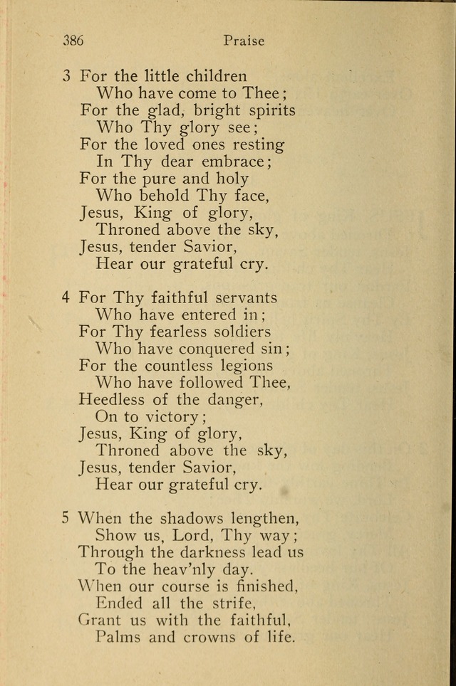 Wartburg Hymnal: for church, school and home page 386