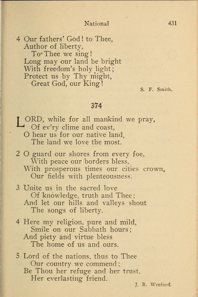 Wartburg Hymnal: for church, school and home page 431