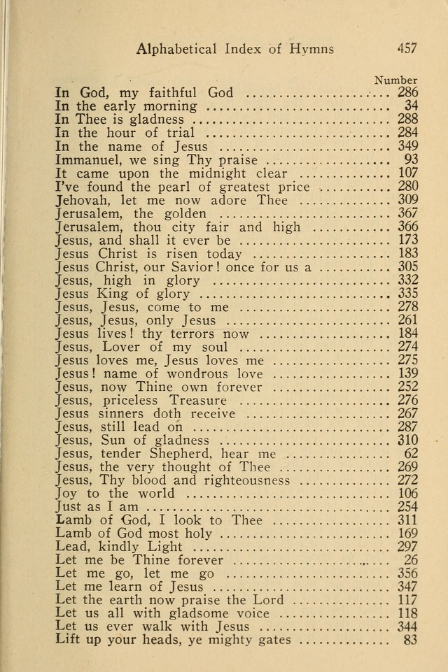 Wartburg Hymnal: for church, school and home page 457