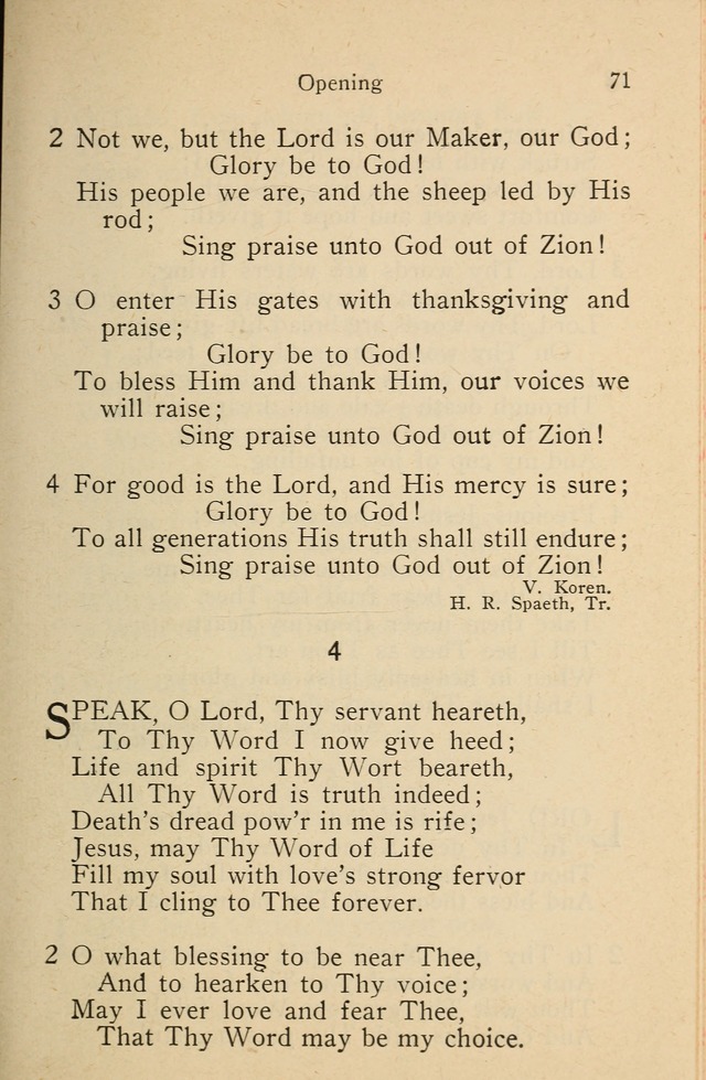 Wartburg Hymnal: for church, school and home page 71