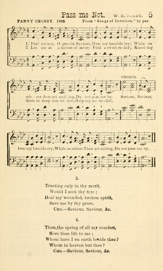 Winnowed Hymns: a collection of sacred songs, especially adapted for revivals, prayer and camp meetings page 8