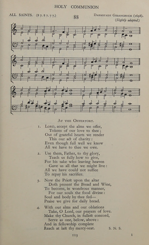 The Winchester Hymn Supplement: with Tunes page 113