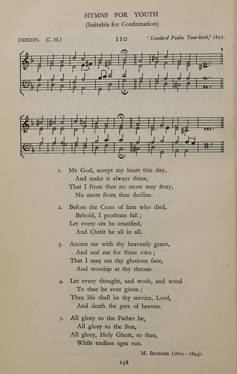 The Winchester Hymn Supplement: with Tunes page 138