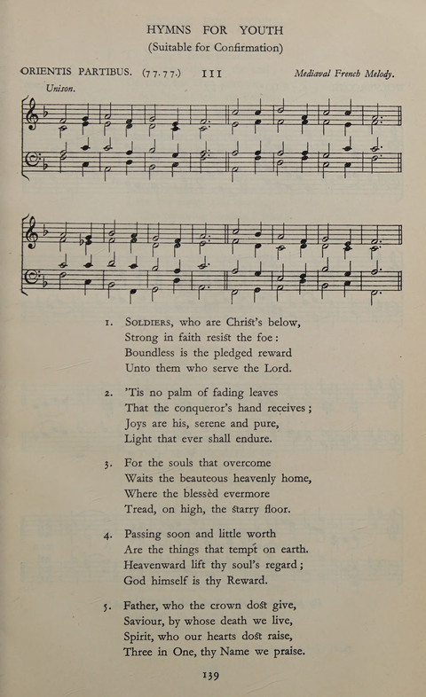 The Winchester Hymn Supplement: with Tunes page 139