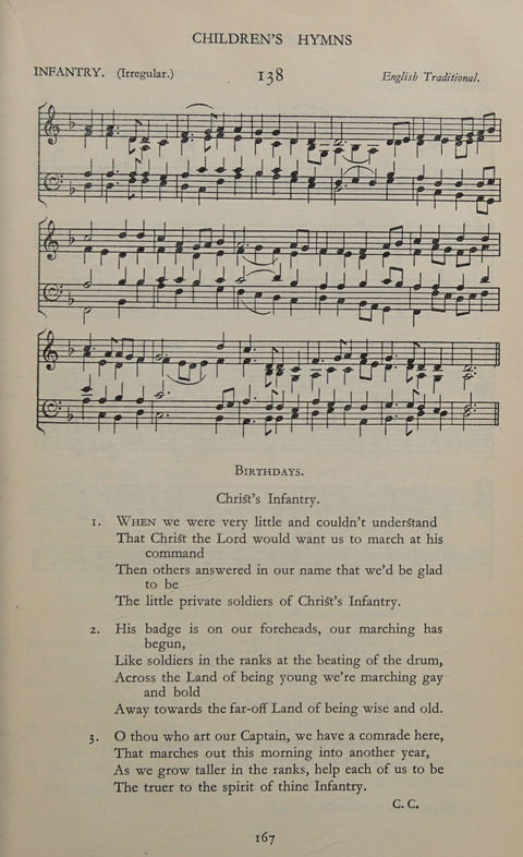 The Winchester Hymn Supplement: with Tunes page 167