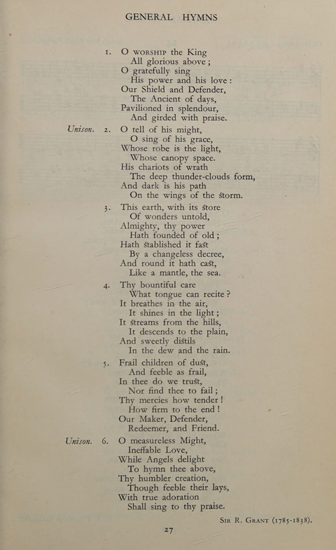 The Winchester Hymn Supplement: with Tunes page 27