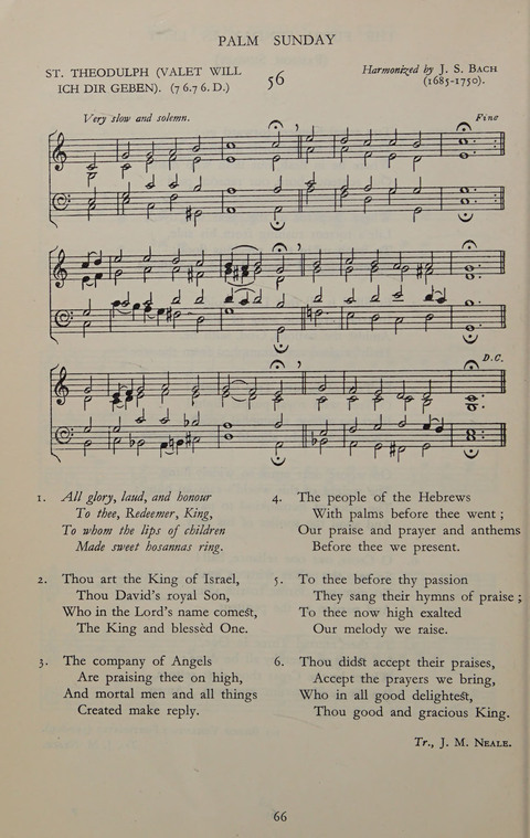 The Winchester Hymn Supplement: with Tunes page 66