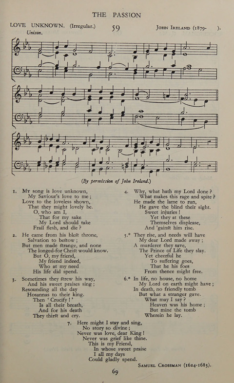 The Winchester Hymn Supplement: with Tunes page 69