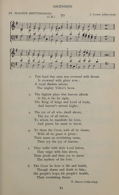 The Winchester Hymn Supplement: with Tunes page 83