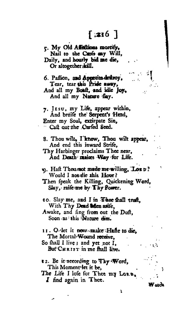 Hymns and Sacred Poems page 216