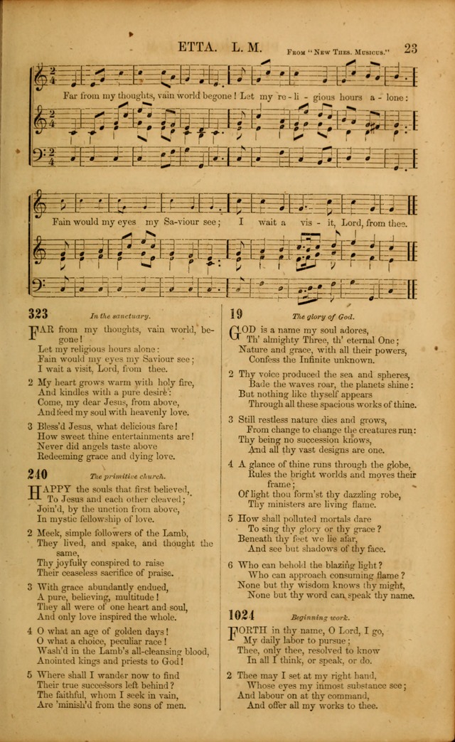 Wesleyan Hymn and Tune Book: Comprising the Entire Collection of Hymns in the Hymn Book of the Methodist Episcopal Church, South page 23