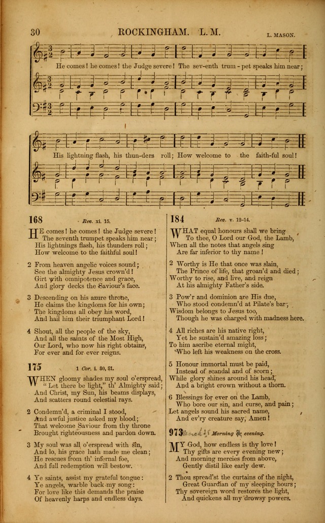 Wesleyan Hymn and Tune Book: Comprising the Entire Collection of Hymns in the Hymn Book of the Methodist Episcopal Church, South page 30