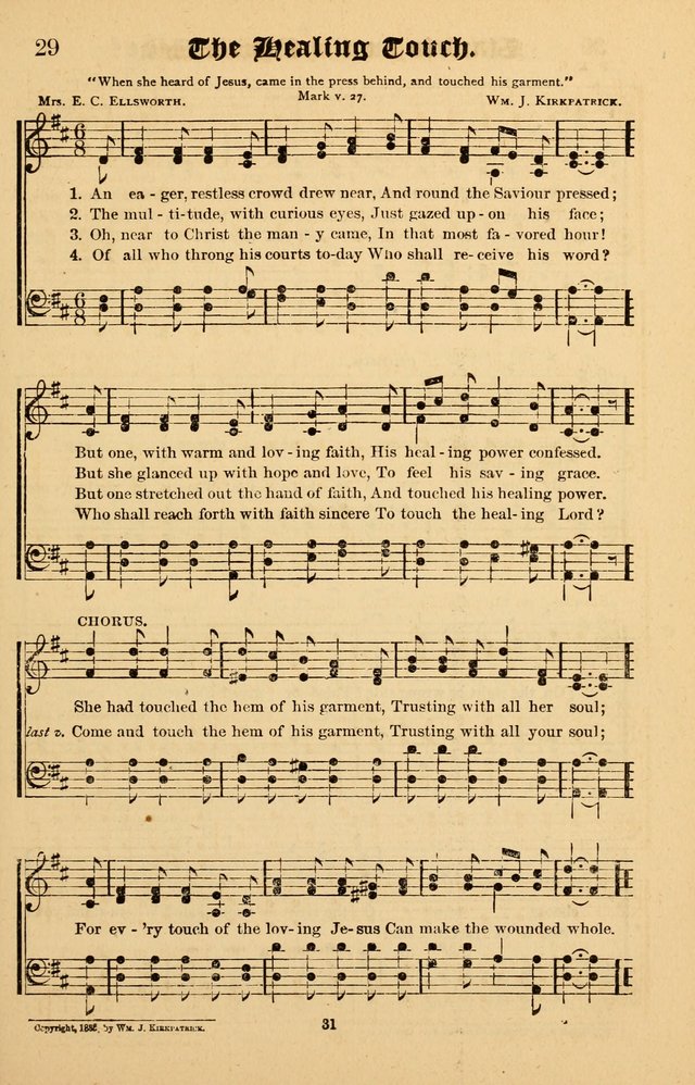 Words of Life: a collection of Hymns and Tunes for use in Gospel Meetings and other Religious Services page 29