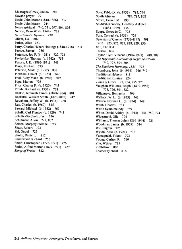 Wonder, Love, and Praise: a supplement to the Hymnal 1982 page 248