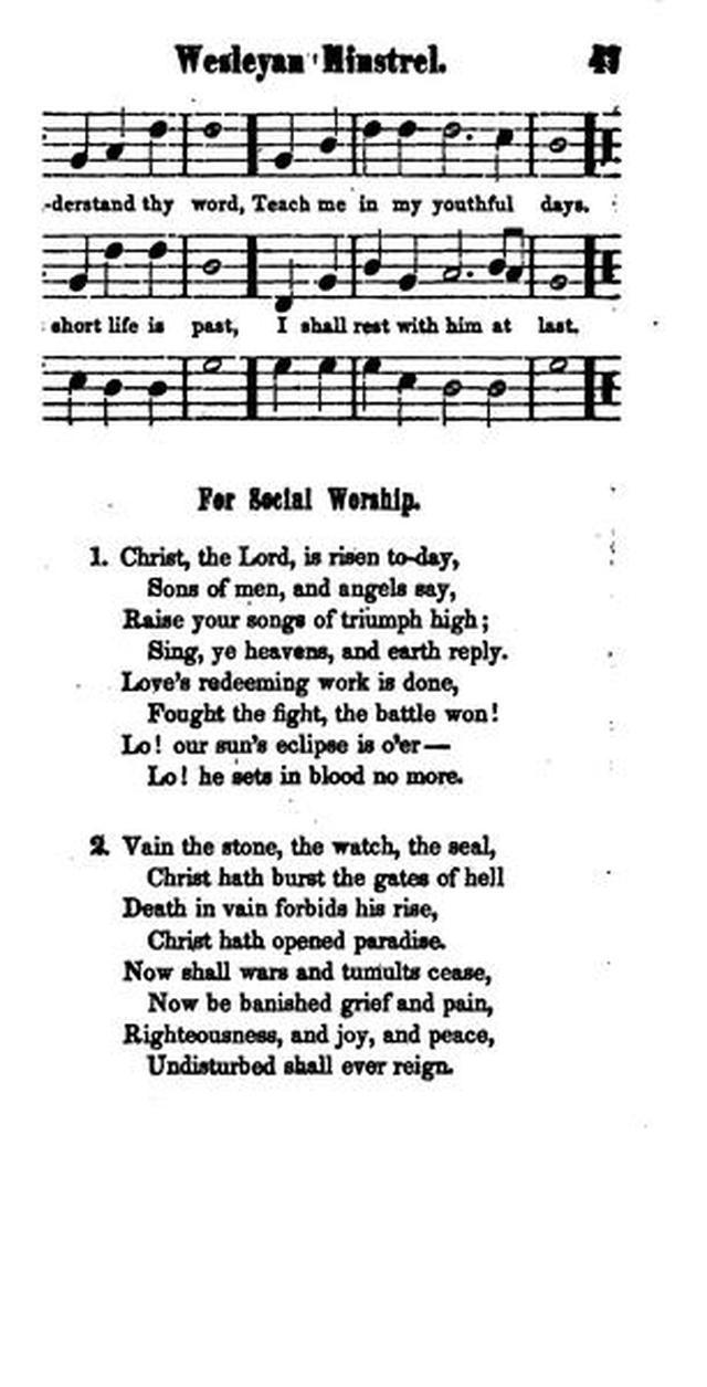 The Wesleyan Minstrel: a Collection of Hymns and Tunes. 2nd ed. page 48