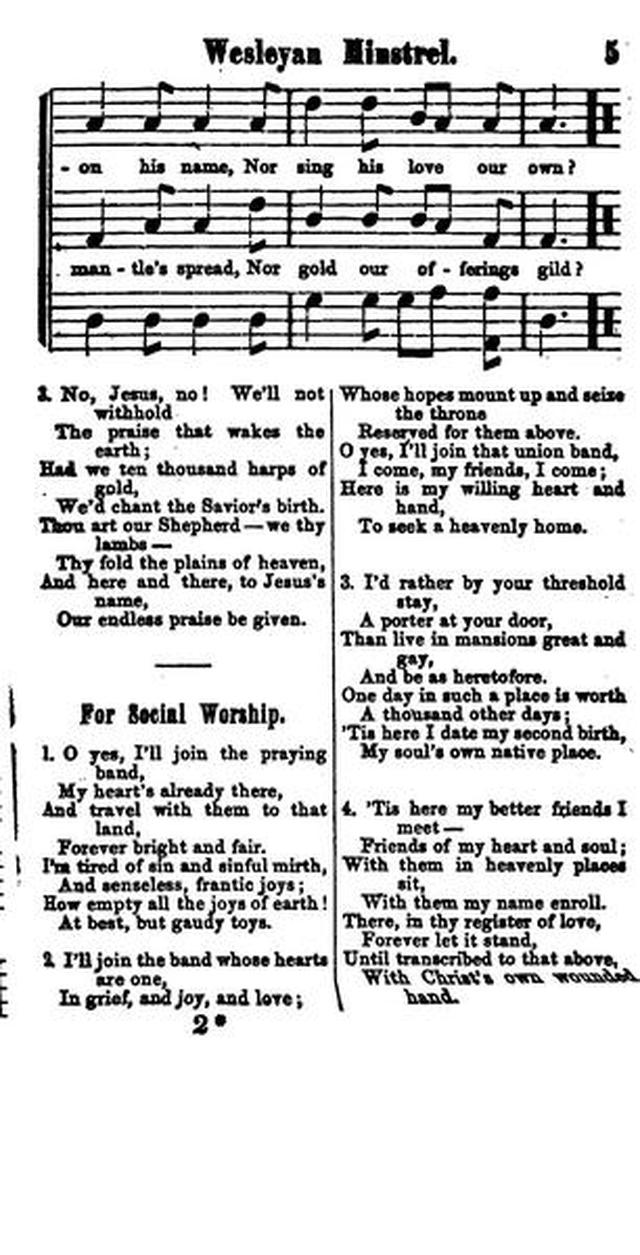 The Wesleyan Minstrel: a Collection of Hymns and Tunes. 2nd ed. page 6