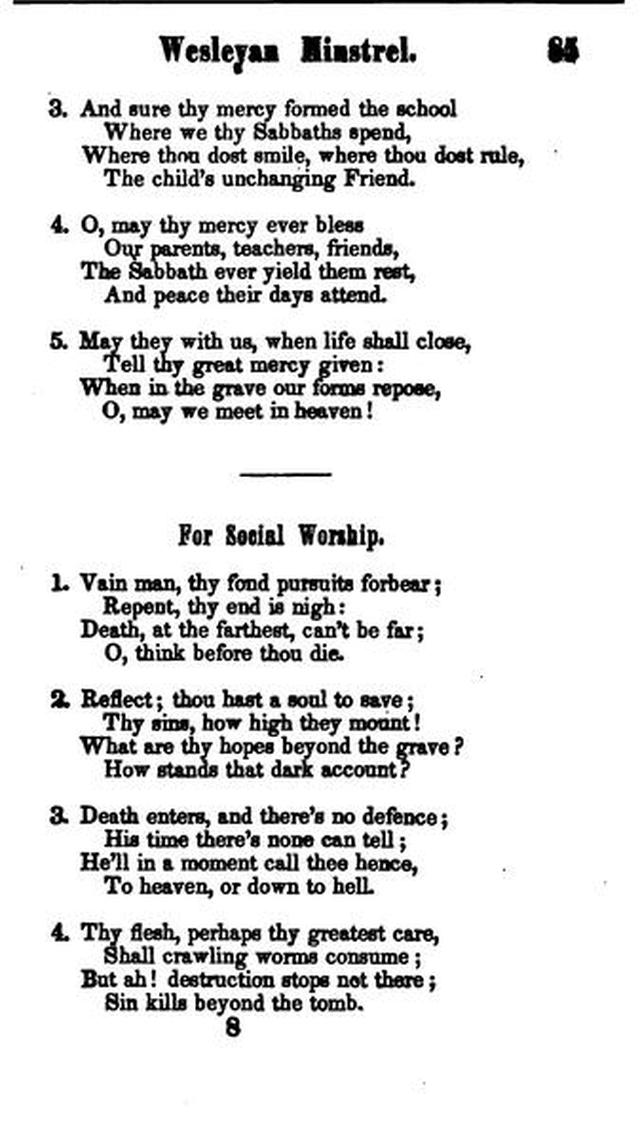 The Wesleyan Minstrel: a Collection of Hymns and Tunes. 2nd ed. page 86