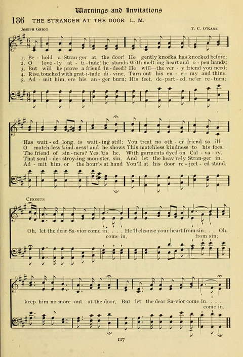 The Wesleyan Methodist Hymnal: Designed for Use in the Wesleyan Methodist Connection (or Church) of America page 117