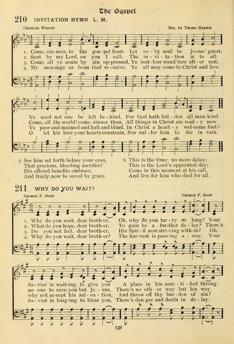 The Wesleyan Methodist Hymnal: Designed for Use in the Wesleyan Methodist Connection (or Church) of America page 132