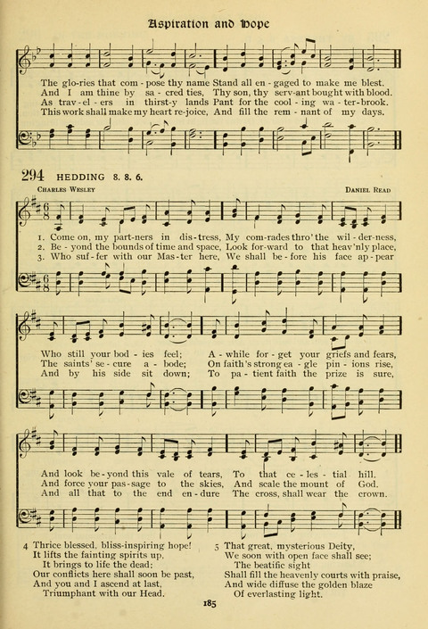 The Wesleyan Methodist Hymnal: Designed for Use in the Wesleyan Methodist Connection (or Church) of America page 185