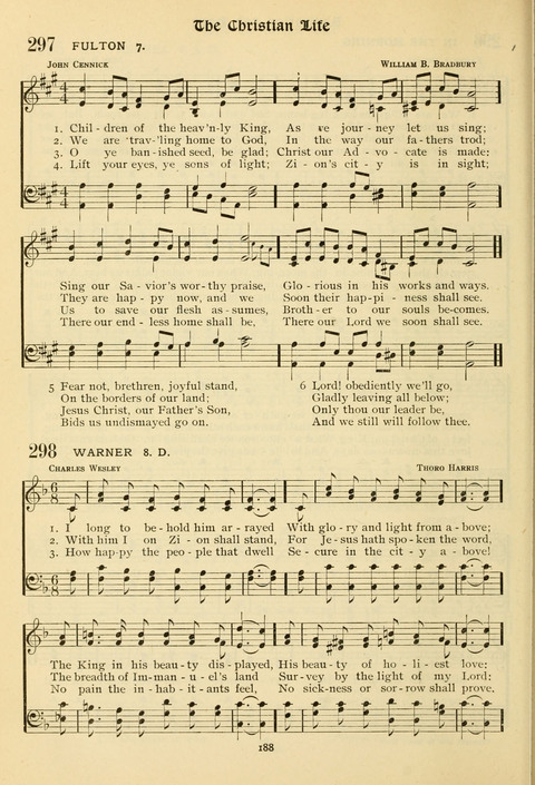 The Wesleyan Methodist Hymnal: Designed for Use in the Wesleyan Methodist Connection (or Church) of America page 188