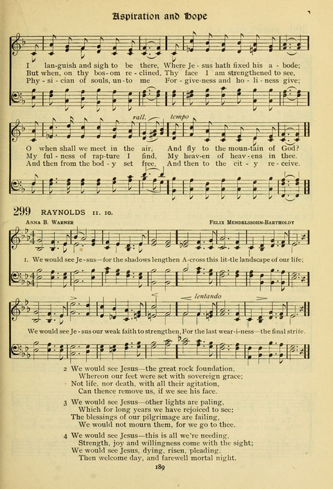 The Wesleyan Methodist Hymnal: Designed for Use in the Wesleyan Methodist Connection (or Church) of America page 189