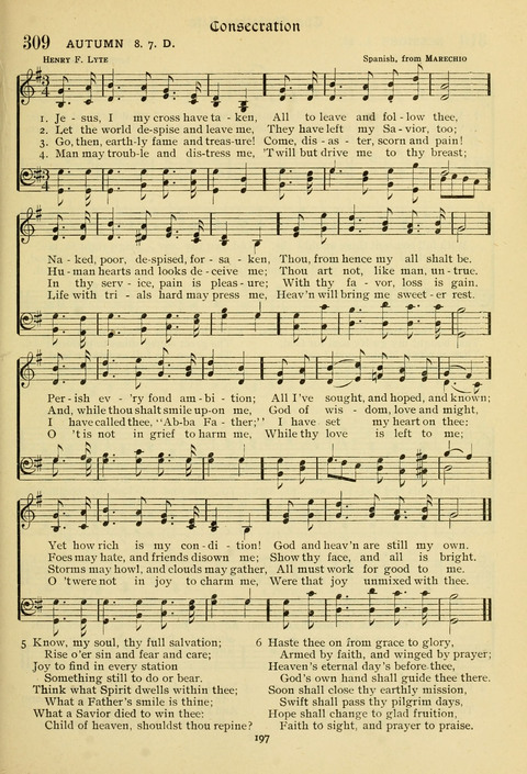 The Wesleyan Methodist Hymnal: Designed for Use in the Wesleyan Methodist Connection (or Church) of America page 197